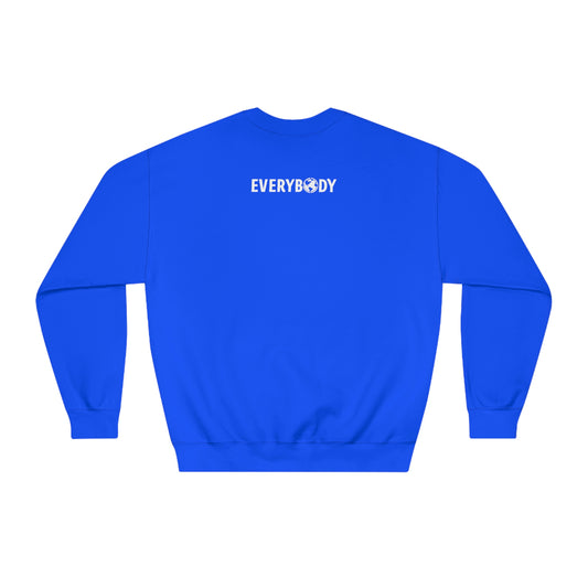FE Logo Signature Crewneck (Blue) - For Everybody LLC