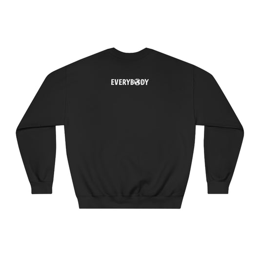 FE Logo Signature Crewneck (Black) - For Everybody LLC