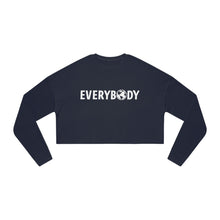 Load image into Gallery viewer, For Everybody Signature Women&#39;s Cropped Long Sleeve Shirt (Navy) - For Everybody LLC

