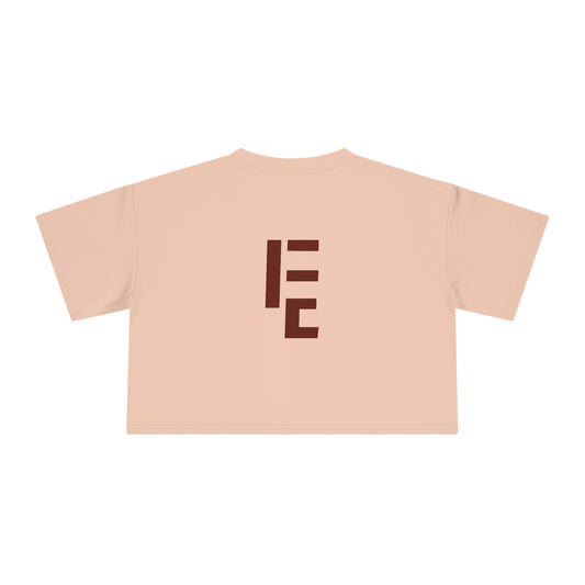 For Everybody Signature Women's Cropped T-Shirt (Pale Pink) - For Everybody LLC