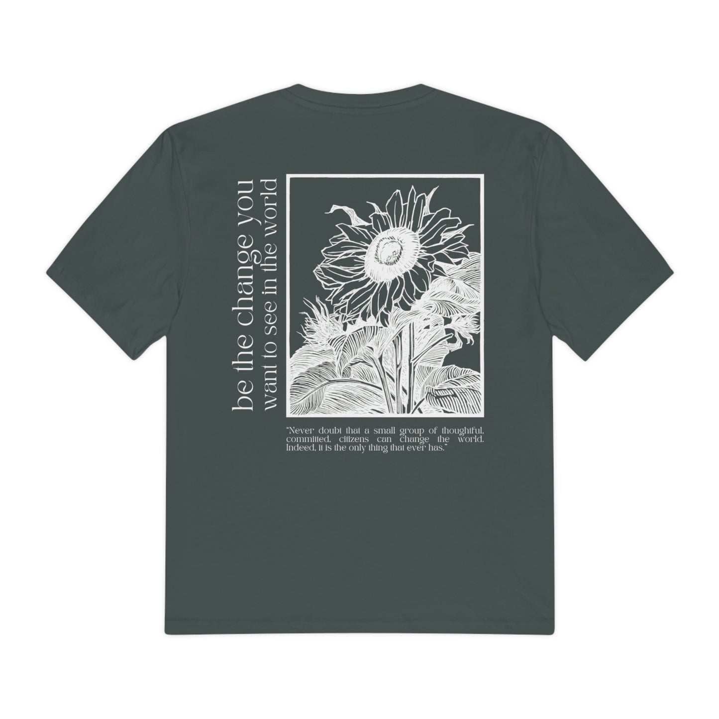 Be The Change T-Shirt (Charcoal) - For Everybody LLC