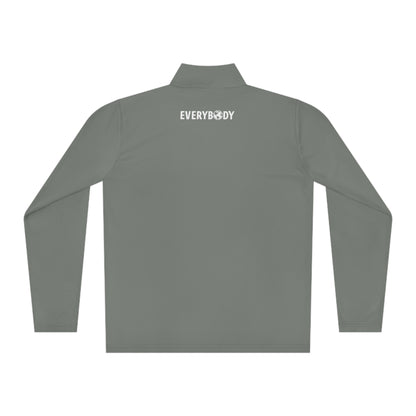 For Everybody Signature Quarter-Zip Pullover (Grey) - For Everybody LLC