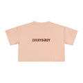 For Everybody Signature Women's Cropped T-Shirt (Pale Pink)