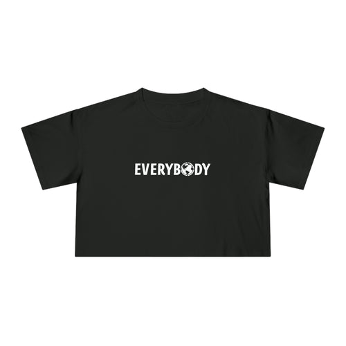 For Everybody Signature Women's Cropped T-Shirt (Black) - For Everybody LLC